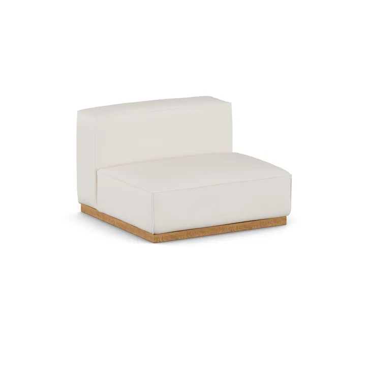 Bergsdal 1,5-zits fauteuil - Caleido beige 9600-Essen eikenkleurig gebeitst, 1,5-zits - 1898