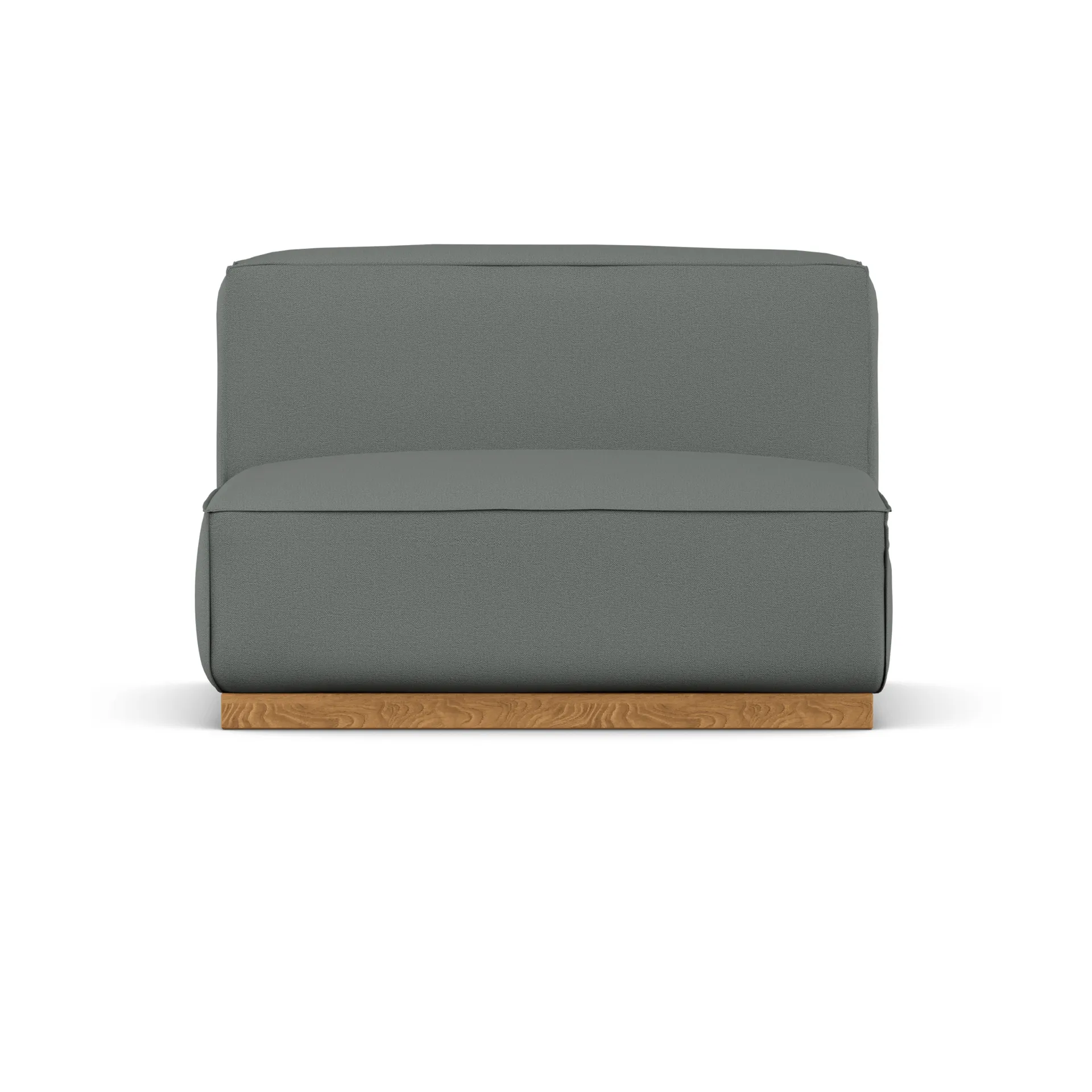 Bergsdal 1,5-zits fauteuil, Caleido grey 1240-Essen eikenkleurig gebeitst, 1,5-zits 1898