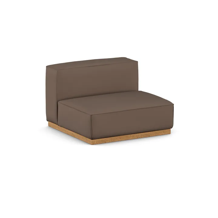 Bergsdal 1,5-zits fauteuil - Jump brown 1955-Essen eikenkleurig gebeitst, 1,5-zits - 1898