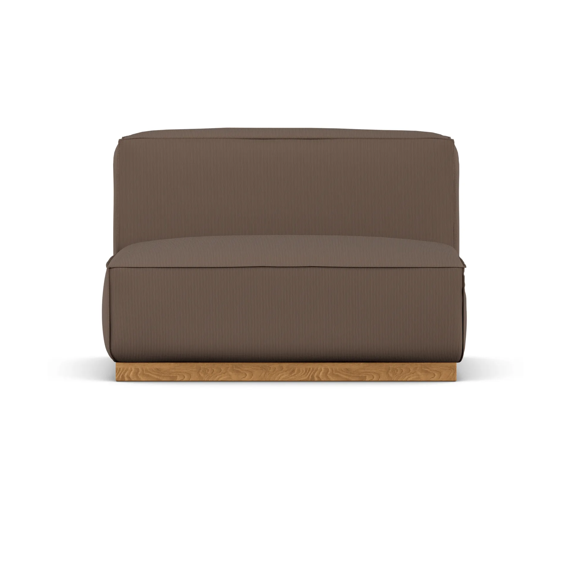 Bergsdal 1,5-zits fauteuil, Jump brown 1955-Essen eikenkleurig gebeitst, 1,5-zits 1898