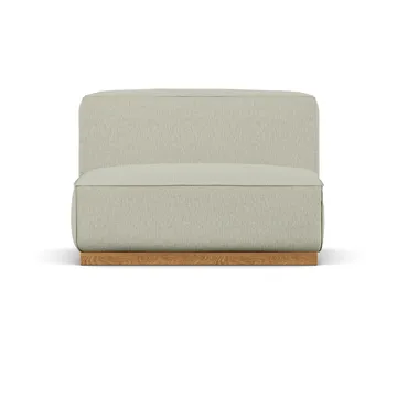 Bergsdal 1,5-zits fauteuil - Luisa beige 3981-Essen eikenkleurig gebeitst, 1,5-zits - 1898