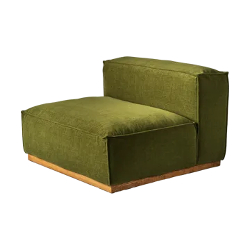 Bergsdal 1,5-zits fauteuil - Luisa green 3975-Essen eikenkleurig gebeitst, 1,5-zits - 1898