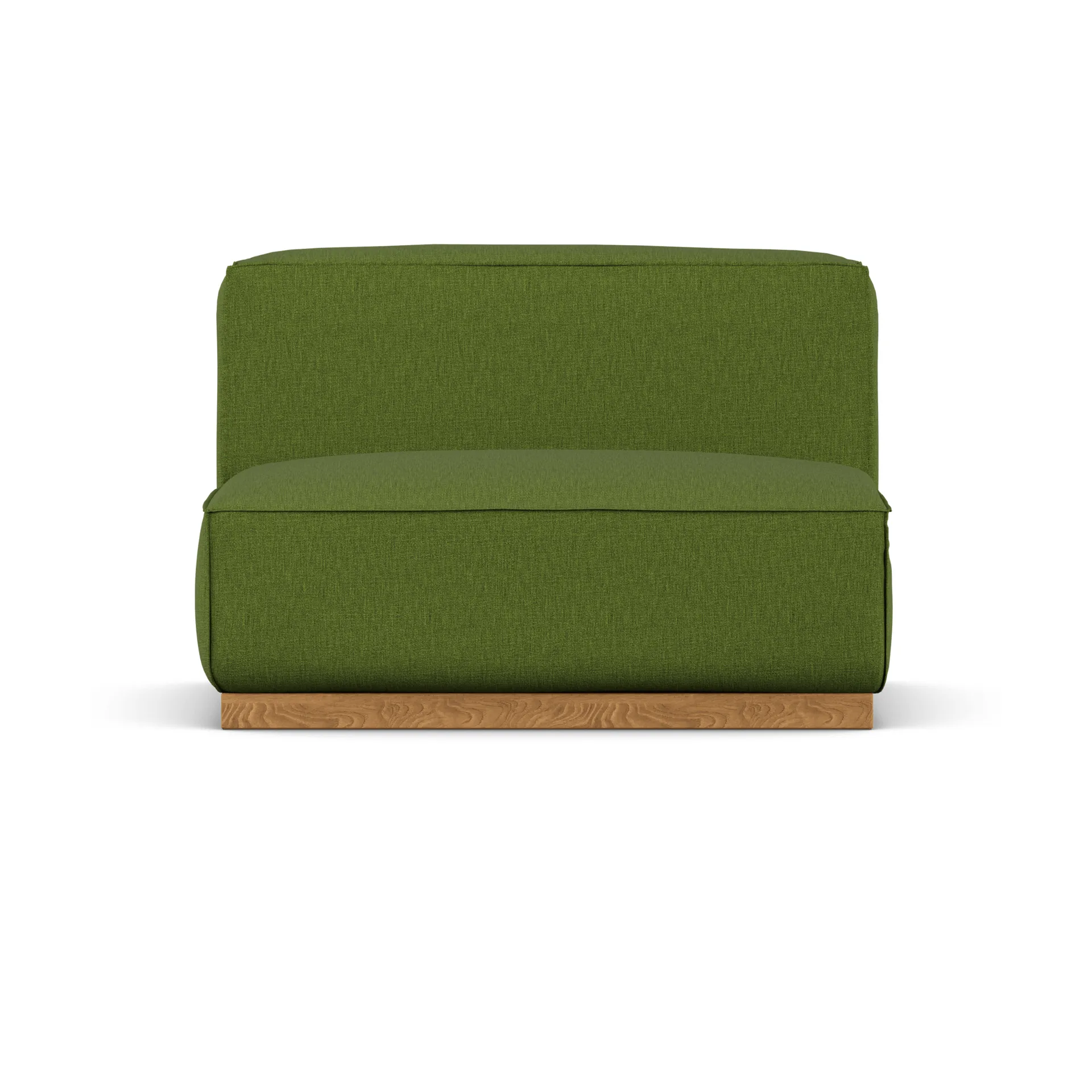 Bergsdal 1,5-zits fauteuil, Luisa green 3975-Essen eikenkleurig gebeitst, 1,5-zits 1898