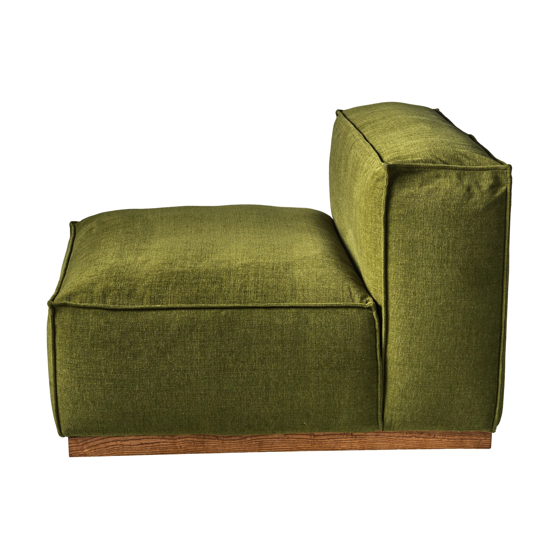 Bergsdal 1,5-zits fauteuil, Luisa green 3975-Essen eikenkleurig gebeitst, 1,5-zits 1898