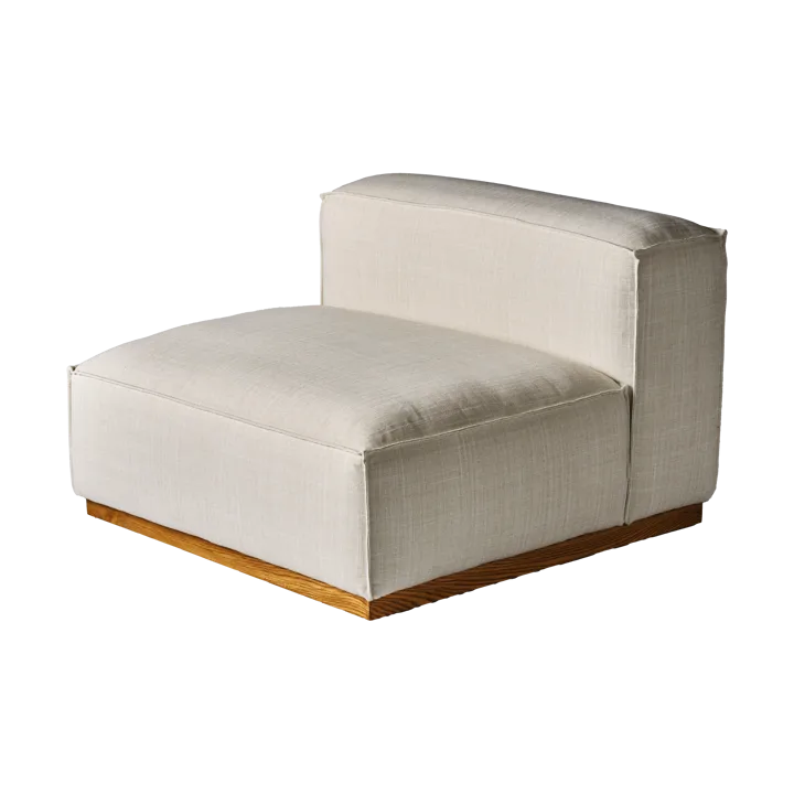 Bergsdal 1,5-zits fauteuil - Oslo nature 1540-Essen eikenkleurig gebeitst, 1,5-zits - 1898