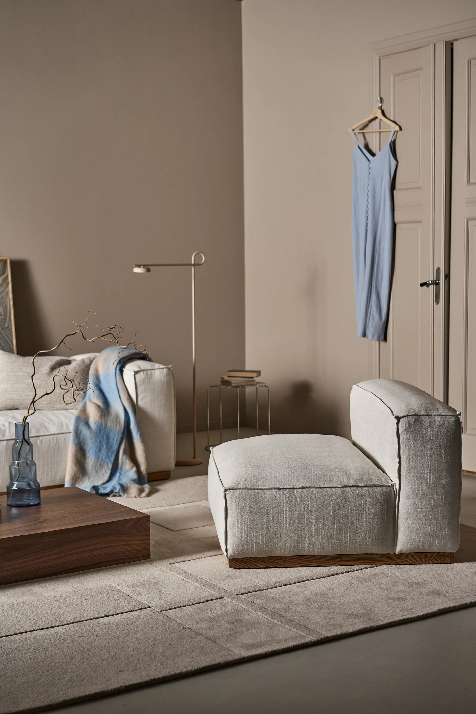 Bergsdal 1,5-zits fauteuil, Oslo nature 1898