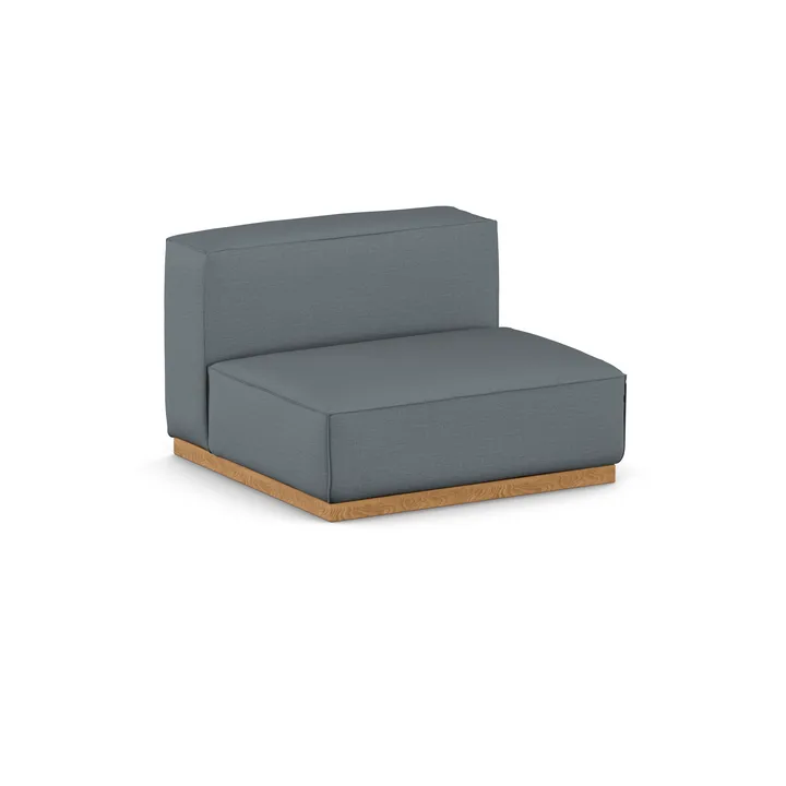 Bergsdal fauteuil - Same Blue 6678-eikgebeitst, 1,5-zits - 1898