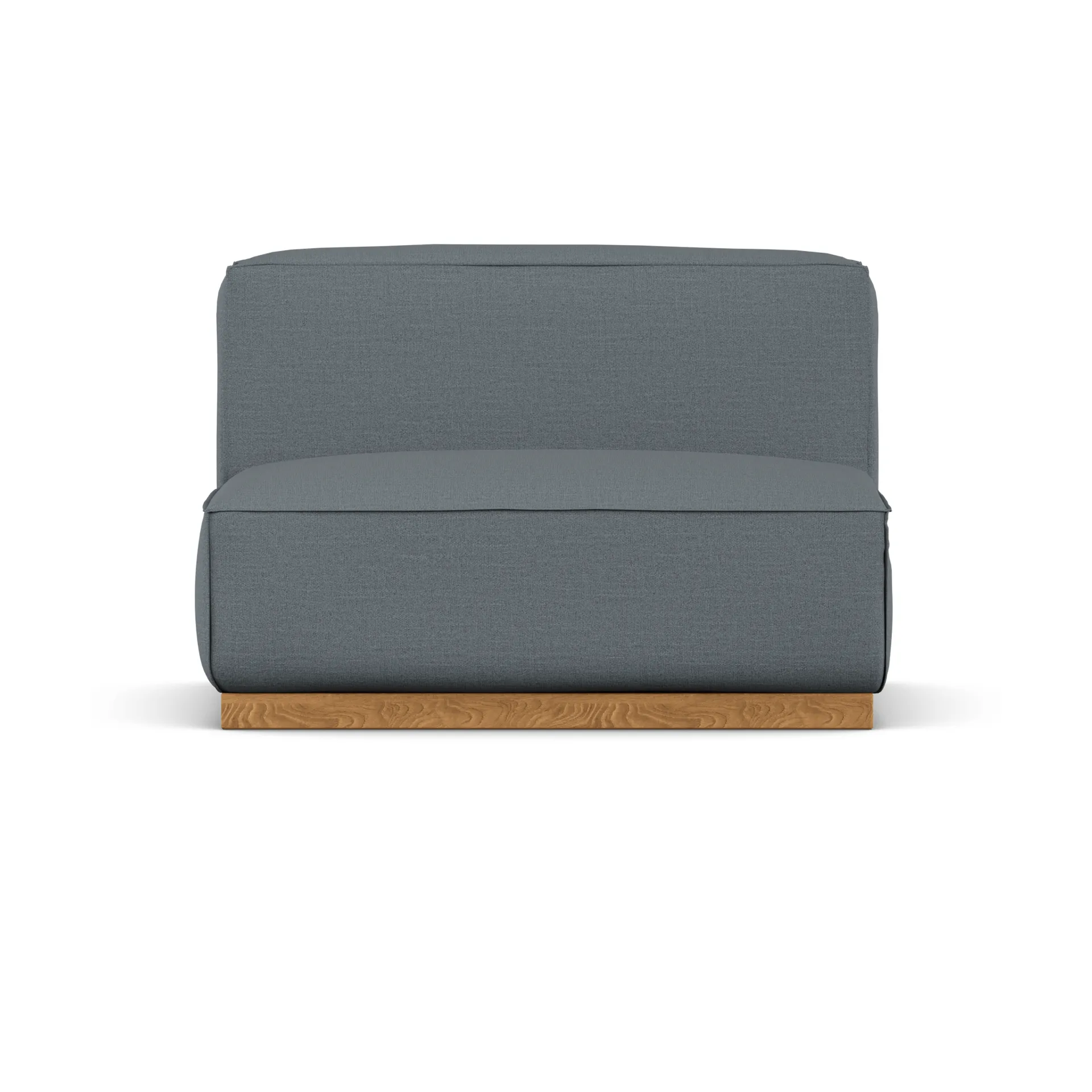 Bergsdal fauteuil, Same Blue 6678-eikgebeitst, 1,5-zits 1898