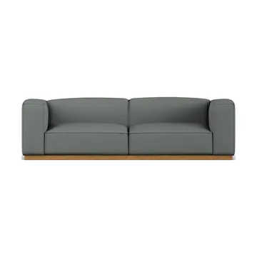 Bergsdal sofa - Caleido grey 1240-Essen eikenkleurig gebeitst, 3-zits - 1898
