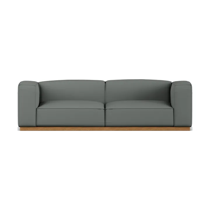 Bergsdal sofa - Caleido grey 1240-Essen eikenkleurig gebeitst, 3-zits - 1898
