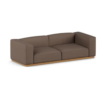 Bergsdal sofa - Jump brown 1955-Essen eikenkleurig gebeitst, 3-zits - 1898