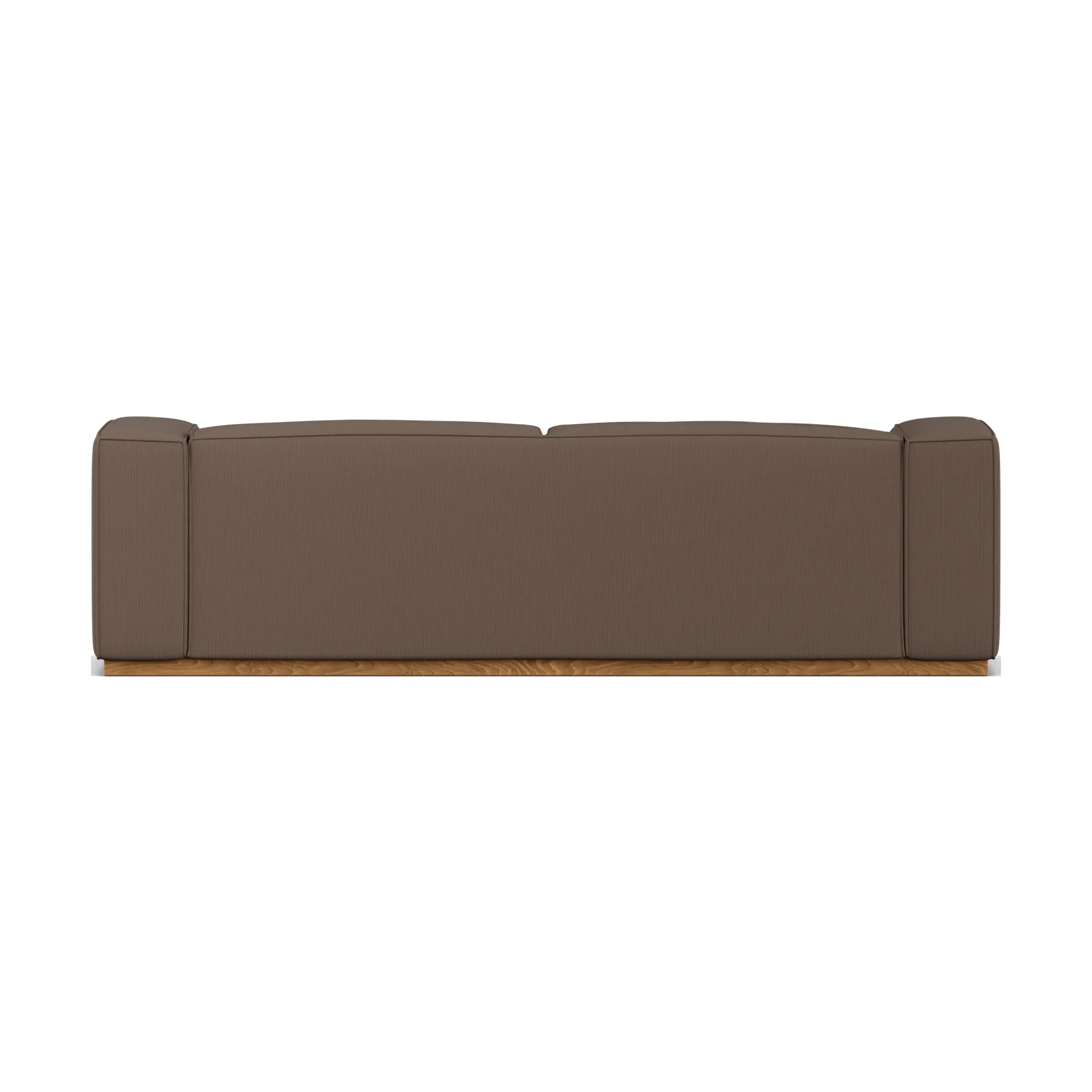 Bergsdal sofa, Jump brown 1955-Essen eikenkleurig gebeitst, 3-zits 1898