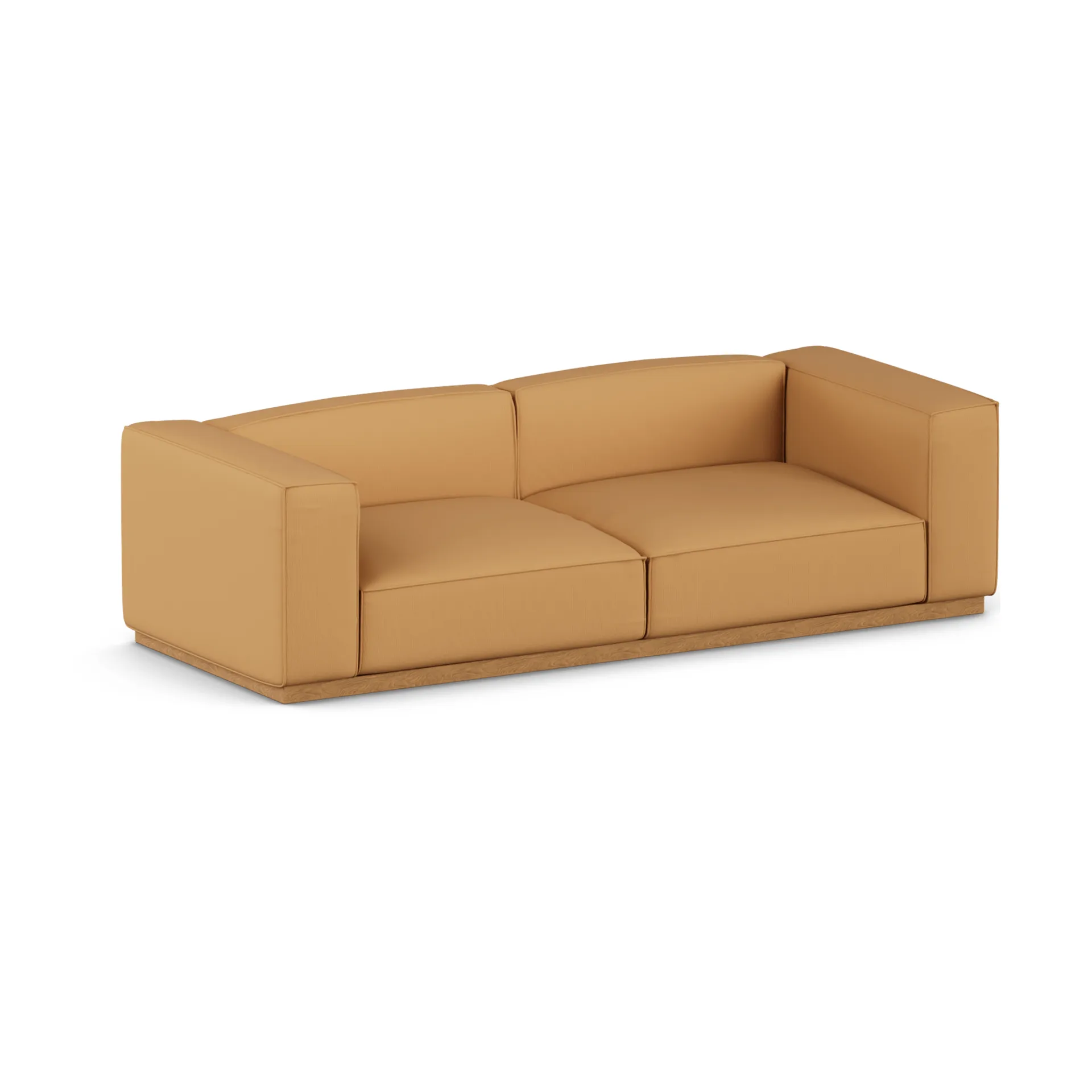Bergsdal sofa, Jump honey 1959-Essen eikenkleurig gebeitst, 3-zits 1898