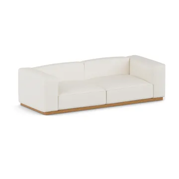 Bergsdal sofa - Jump offwhite 1954-Essen eikenkleurig gebeitst, 3-zits - 1898