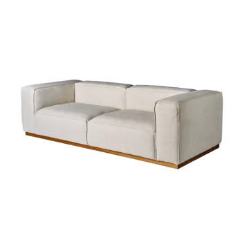 Bergsdal sofa - Oslo nature 1540-Essen eikenkleurig gebeitst, 3-zits - 1898