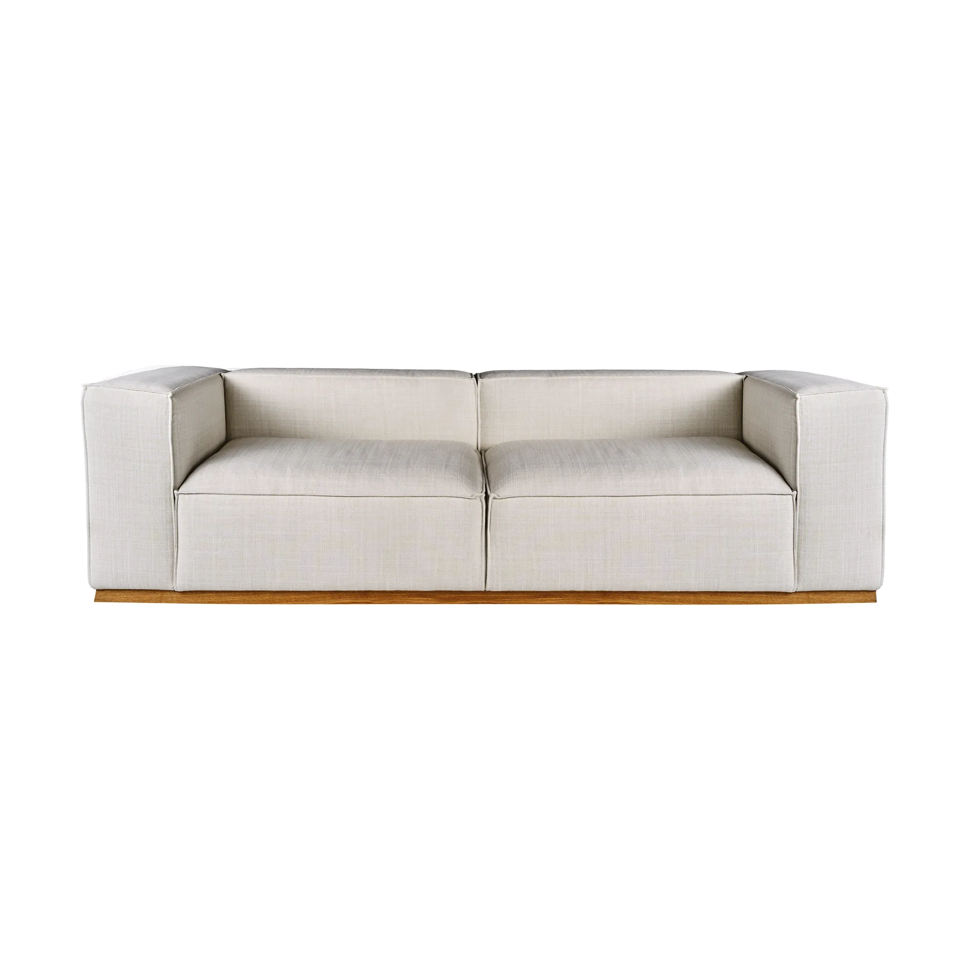 Bergsdal sofa, Oslo nature 1540-Essen eikenkleurig gebeitst, 3-zits 1898