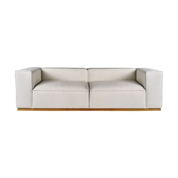 Bergsdal sofa - Oslo nature 1540-Essen eikenkleurig gebeitst, 3-zits - 1898