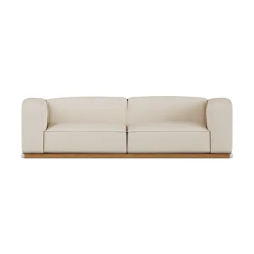 Bergsdal sofa - Same Beige 6670-eikgebeitst, 3-zits - 1898