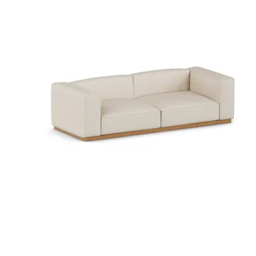 Bergsdal sofa - Same Beige 6670-eikgebeitst, 3-zits - 1898