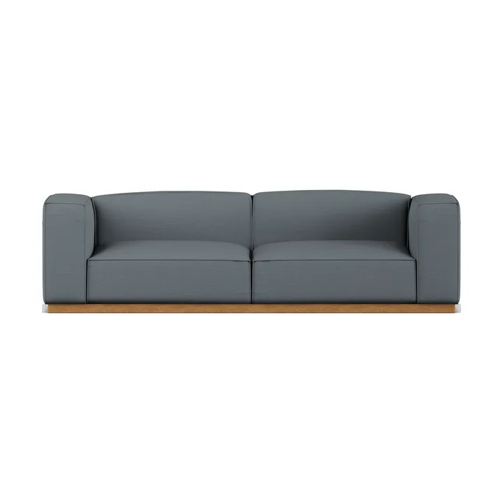 Bergsdal sofa - Same Blue 6678-eikgebeitst, 3-zits - 1898