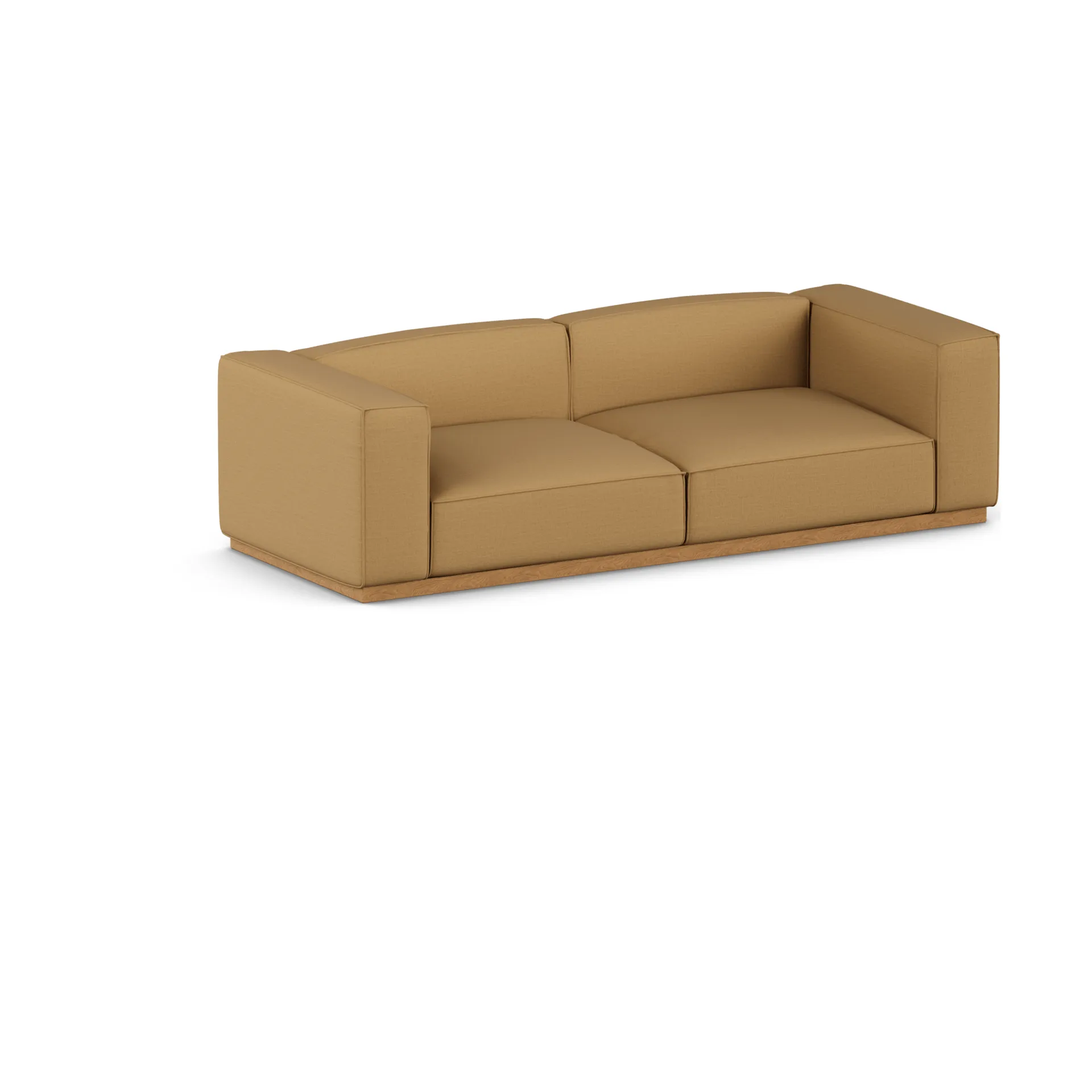 Bergsdal sofa, Same Ochre 6676-eikgebeitst, 3-zits 1898