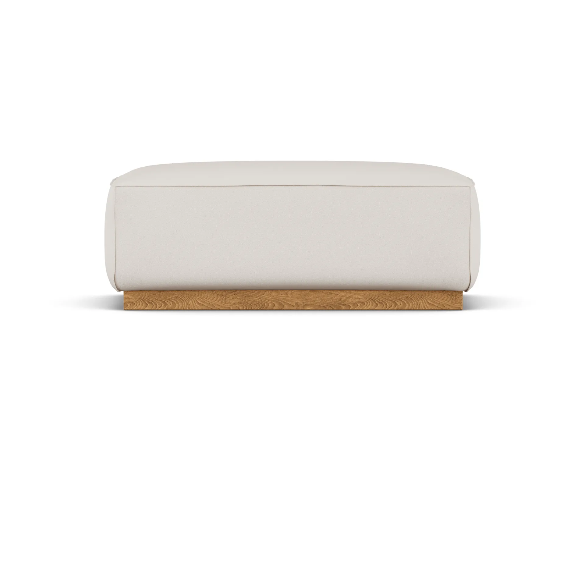 Bergsdal voetenbank, Caleido beige 9600-Essen eikenkleurig gebeitst 1898