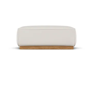 Bergsdal voetenbank - Caleido beige 9600-Essen eikenkleurig gebeitst - 1898