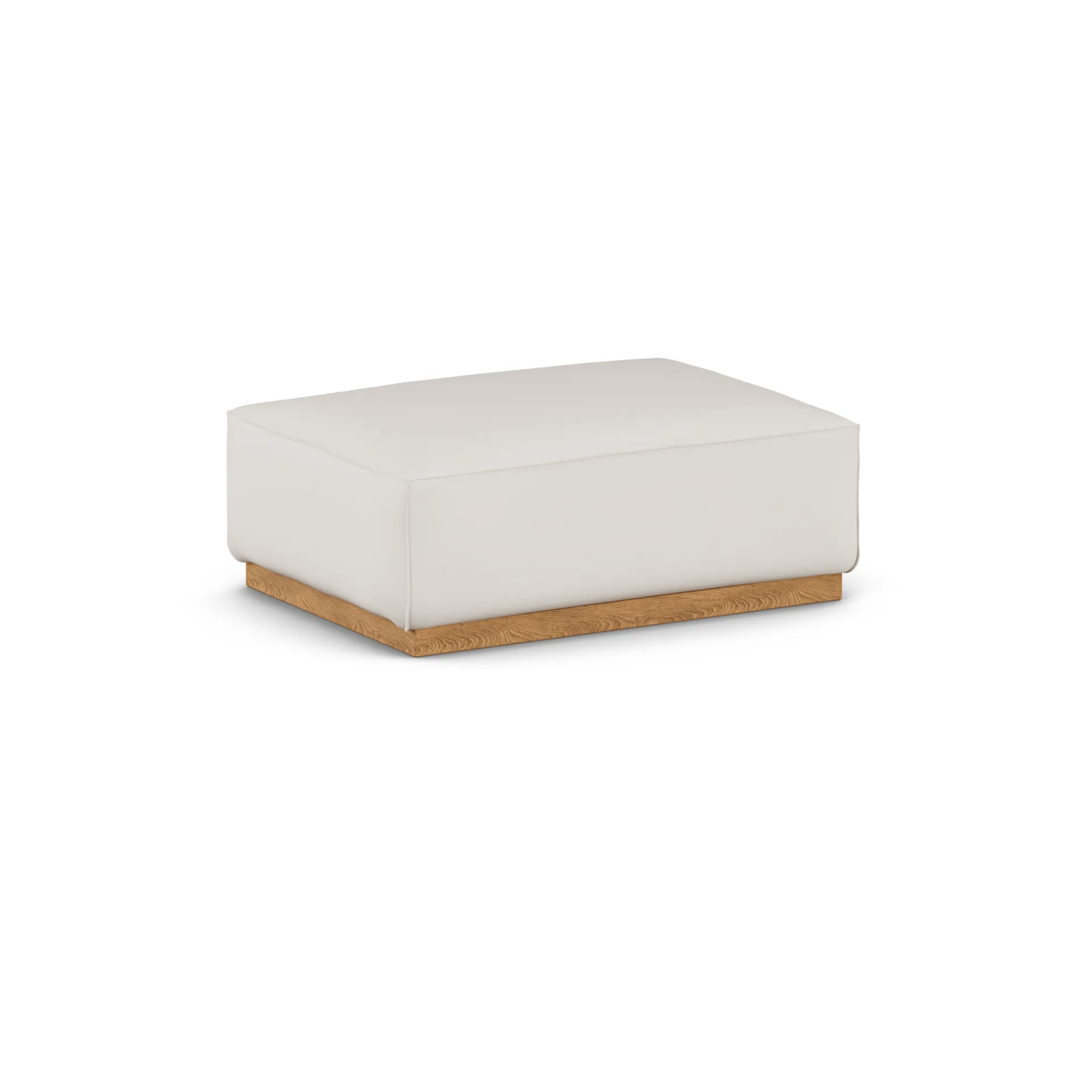Bergsdal voetenbank, Caleido beige 9600-Essen eikenkleurig gebeitst 1898