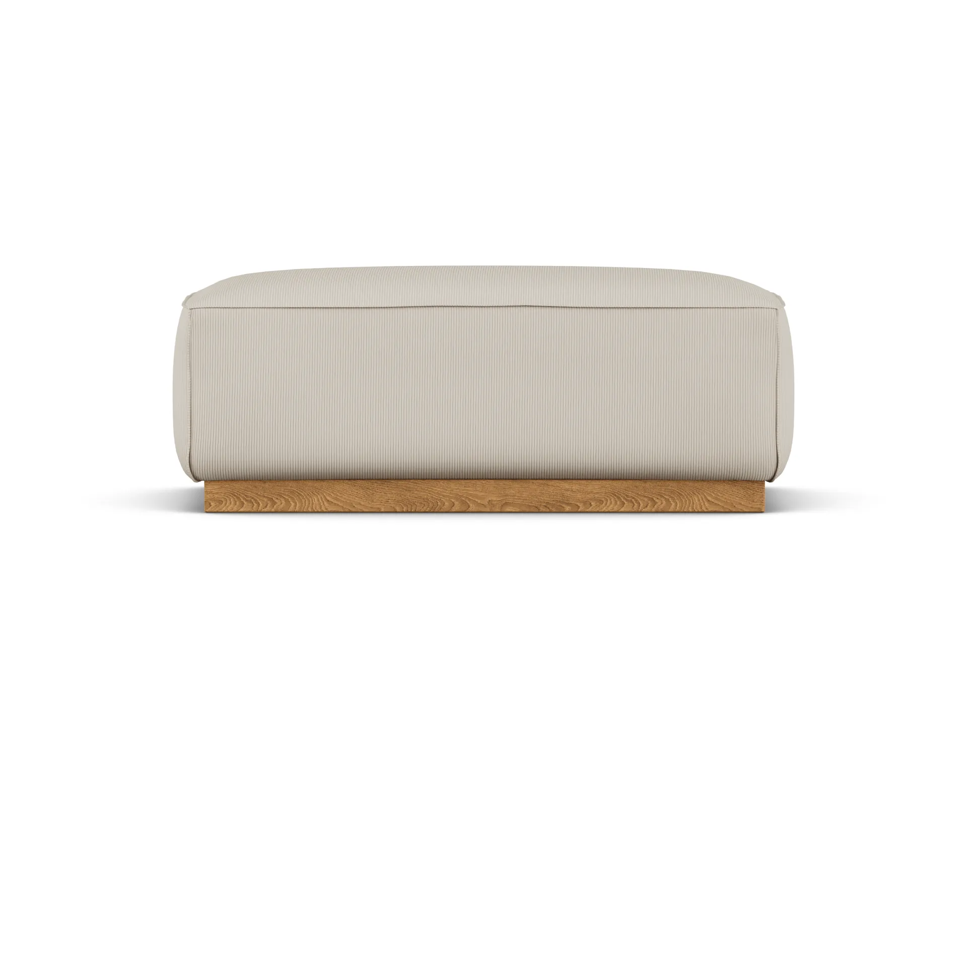 Bergsdal voetenbank, Jump beige 1956-Essen eikenkleurig gebeitst 1898