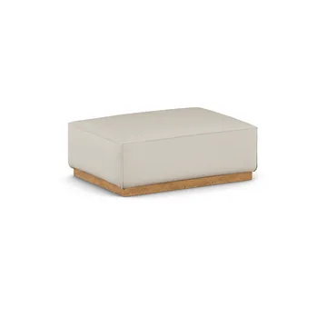 Bergsdal voetenbank - Jump beige 1956-Essen eikenkleurig gebeitst - 1898