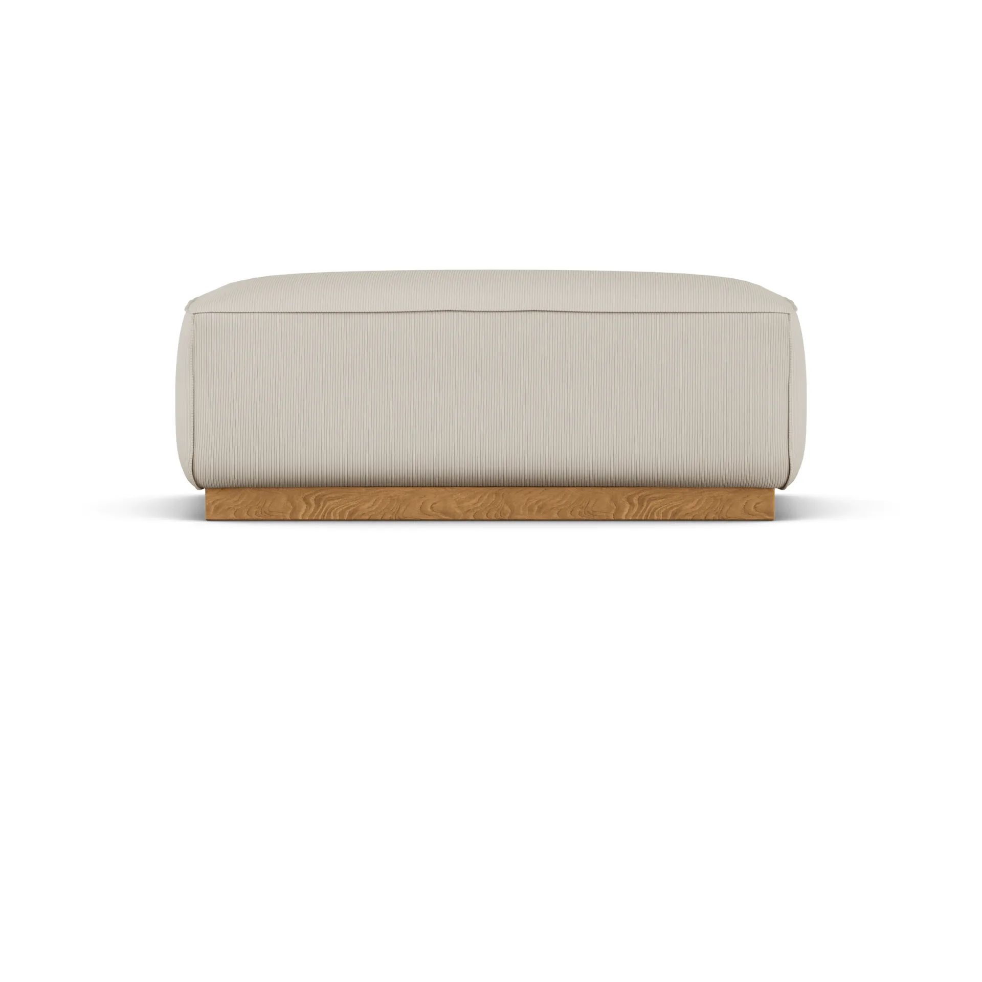 Bergsdal voetenbank, Jump beige 1956-Essen eikenkleurig gebeitst 1898