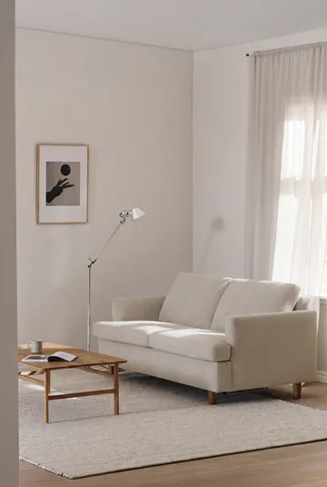 Binga 2,5-zits slaapbank - Jump Beige 1956-donker gebeitst essen - 1898