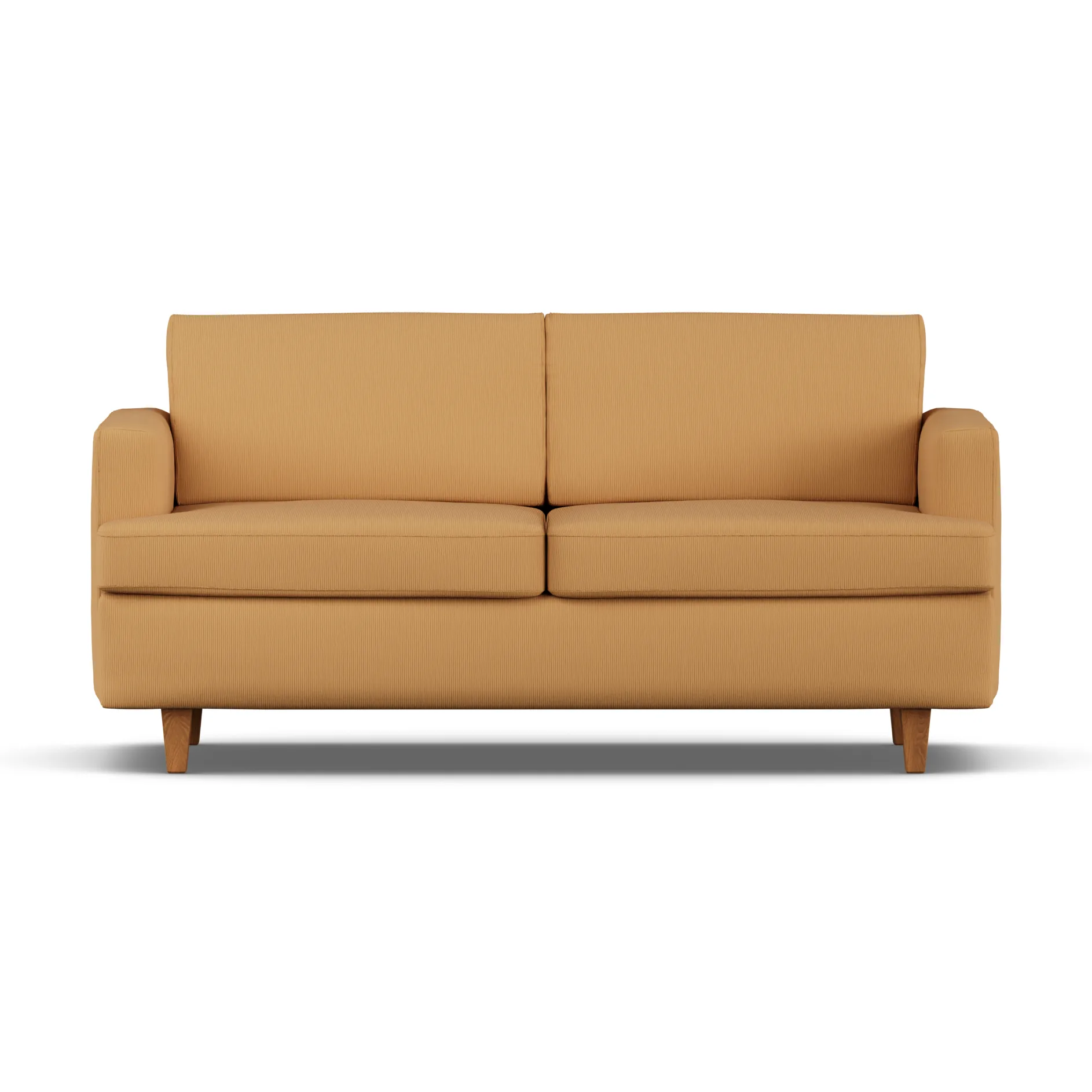 Binga 2,5-zits slaapbank, Jump Honey 1959-donker gebeitst essen 1898