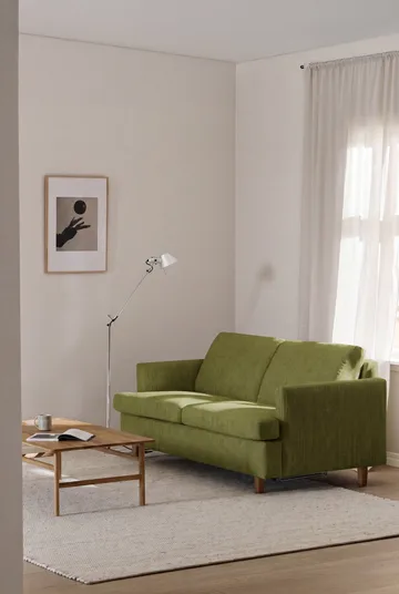 Binga 2,5-zits slaapbank - Luiza Green 3975-eikenhout - 1898