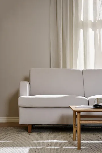 Binga 2,5-zits slaapbank - Oslo Nature 1540-donker gebeitst essen - 1898