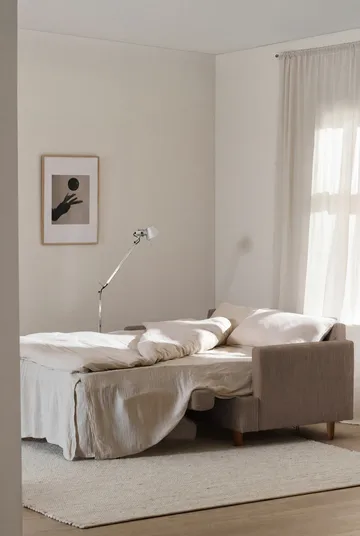 Binga 2,5-zits slaapbank - Same Mole 6674-donker gebeitst essen - 1898