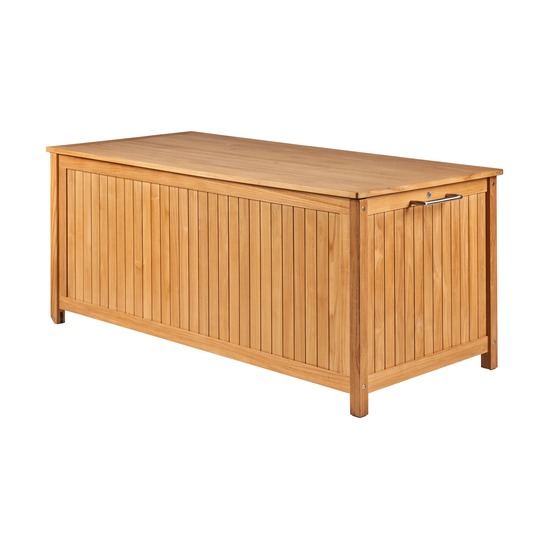 Bjärknäs opbergbox op wielen L 180x85x75 cm, Teak 1898