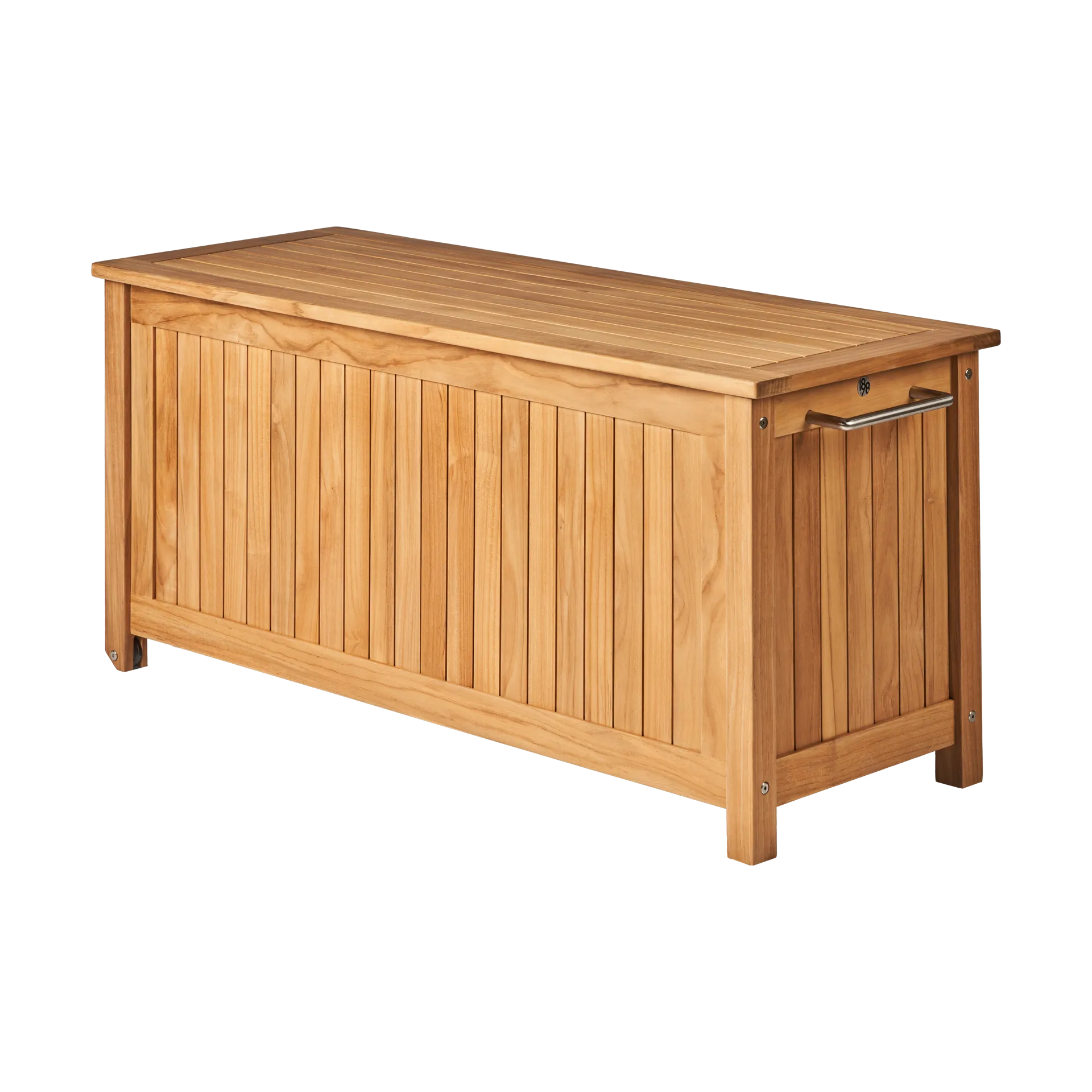 Bjärknäs opbergbox op wielen S 130x50x60 cm, Teak 1898
