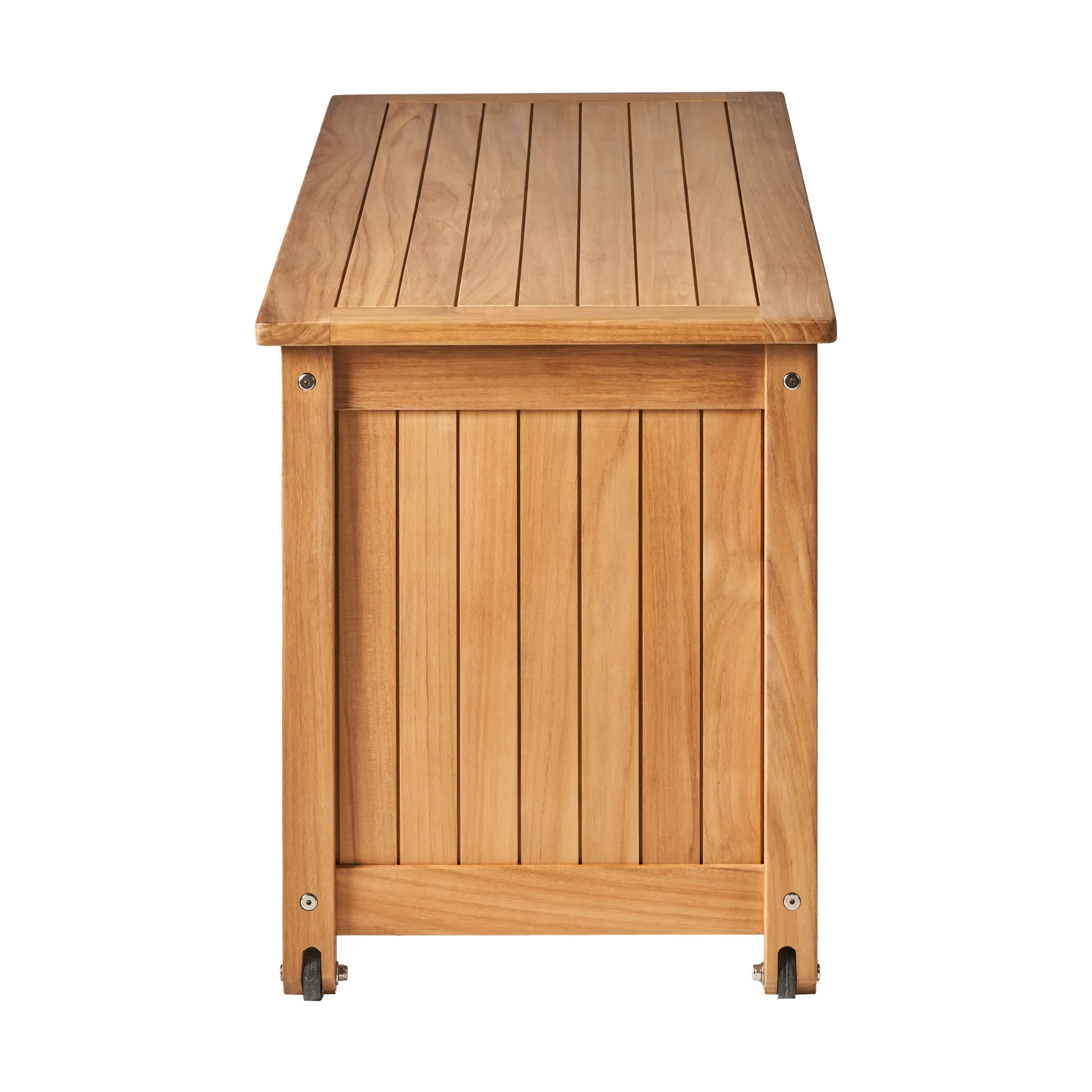Bjärknäs opbergbox op wielen S 130x50x60 cm, Teak 1898
