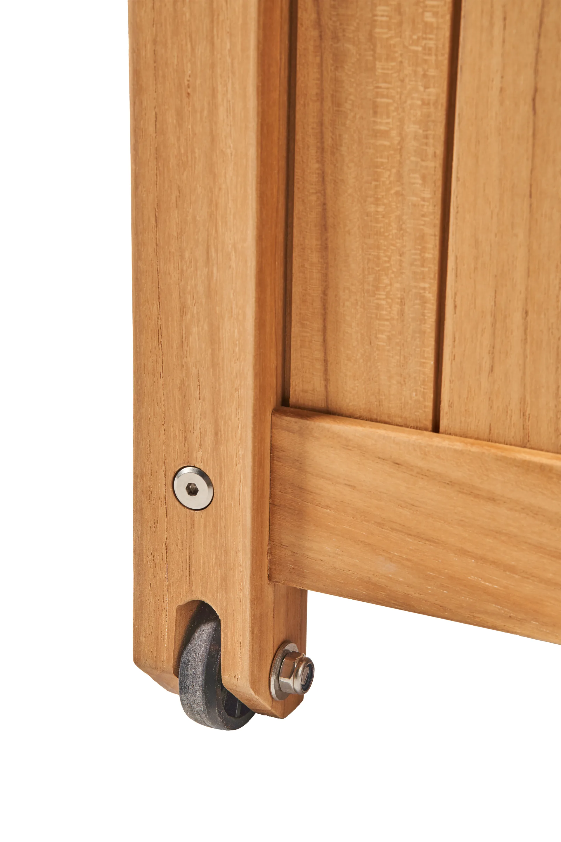 Bjärknäs opbergbox op wielen S 130x50x60 cm, Teak 1898