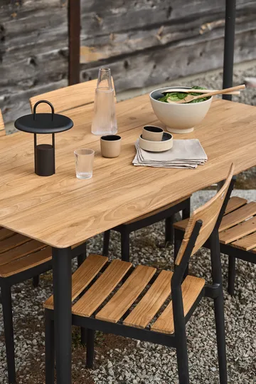 Björnö eetset met 4 stoelen teak - 1898