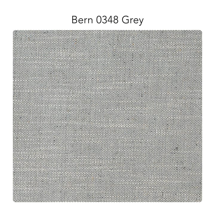 Bredhult bank, 3-zits stof bern 0348 grijs, witgeoliede eikenhouten poten 1898