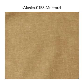 Bredhult Modulaire bank, A2 - stof alaska 0158 mustard, witgeoliede eikenhouten poten - 1898