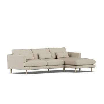 Bredhult sofa - Bern Beige 0341-witgeoliede eiken, 2,5-zits C1 - 1898