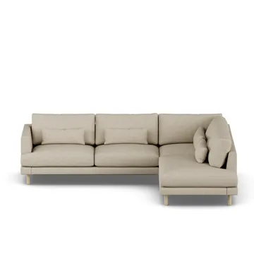 Bredhult sofa - Bern Beige 0341-witgeoliede eiken, 3-zits A1 - 1898