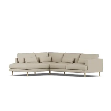 Bredhult sofa - Bern Beige 0341-witgeoliede eiken, 3-zits A2 - 1898