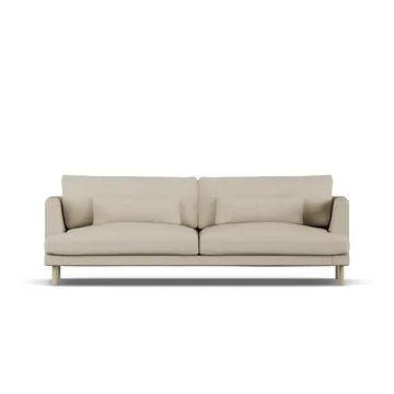 Bredhult sofa - Bern Beige 0341-witgeoliede eiken, 3-zits - 1898