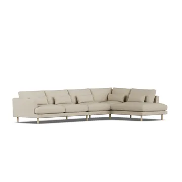 Bredhult sofa - Bern Beige 0341-witgeoliede eiken, 4-zits B1 - 1898