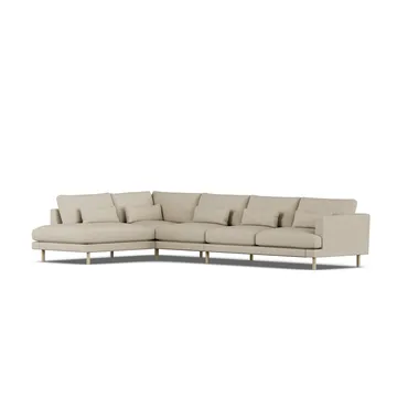 Bredhult sofa - Bern Beige 0341-witgeoliede eiken, 4-zits B2 - 1898