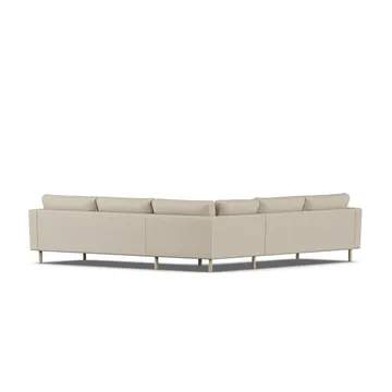 Bredhult sofa - Bern Beige 0341-witgeoliede eiken, hoekbank F - 1898